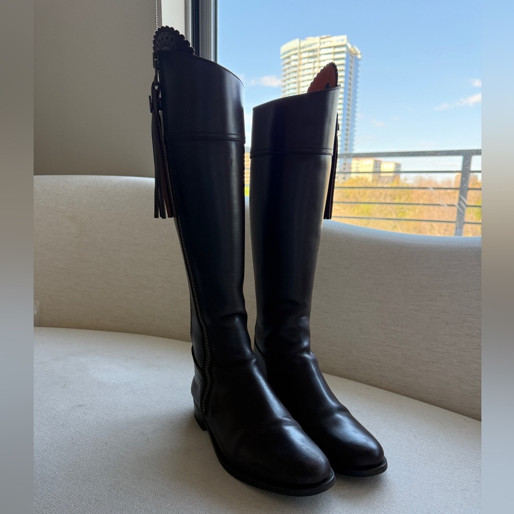 Fairfax & Favor Regina Riding Boot in Mahogany Leather